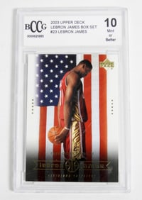 2003 UPPER DECK LEBRON JAMES #23 BCCG 10