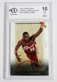2003 UPPER DECK LEBRON JAMES #28 BCCG 10