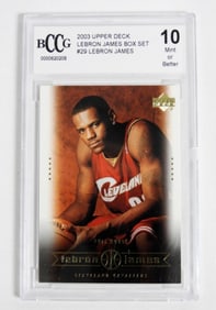 2003 UPPER DECK LEBRON JAMES #29 BCCG 10