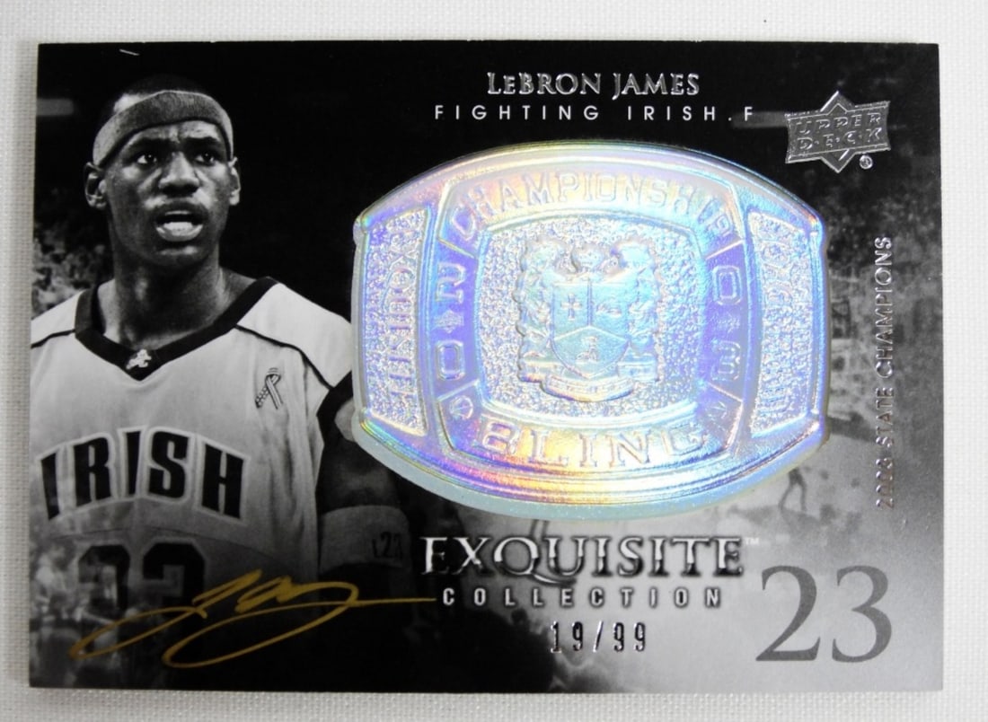 LEBRON JAMES 2011-12 UPPER DECK AUTO (1 of 6)