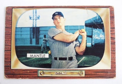 1955 BOWMAN #202 MICKEY MANTLE