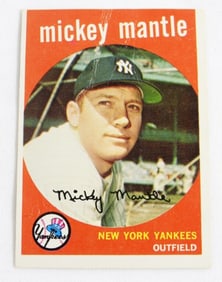 1959 TOPPS #10 MICKEY MANTLE