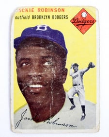 1954 TOPPS #10 JACKIE ROBINSON