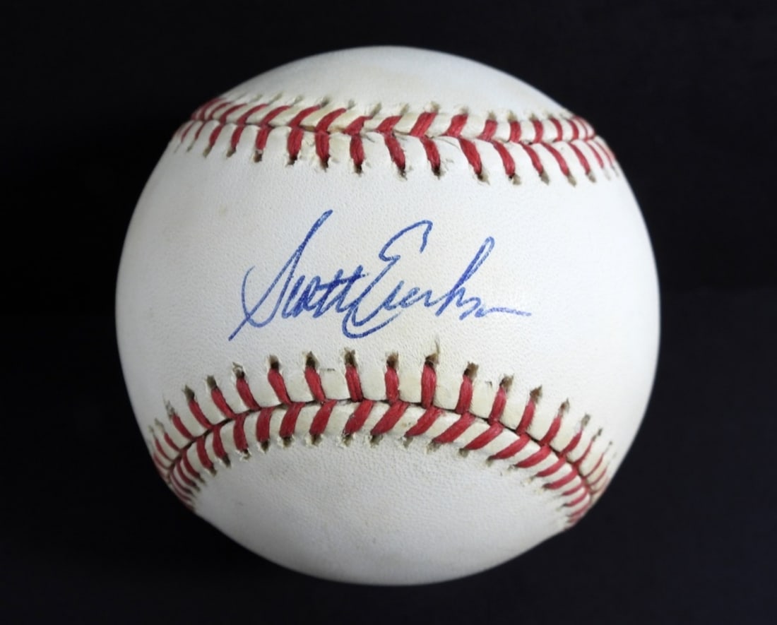 AUTO BASEBALL SCOTT ERICKSON JSA COA (1 of 3)