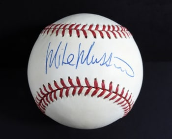 MIKE MUSSINA OMLB AUTO JSA COA