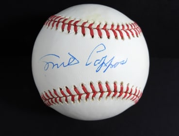 MILT PAPPAS AUTO BASEBALL JSA COA