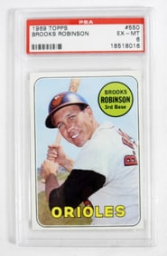 1969 TOPPS BROOK ROBINSON PSA 6