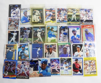 (31) KEN GRIFFEY JR CARDS w/ROOKIE