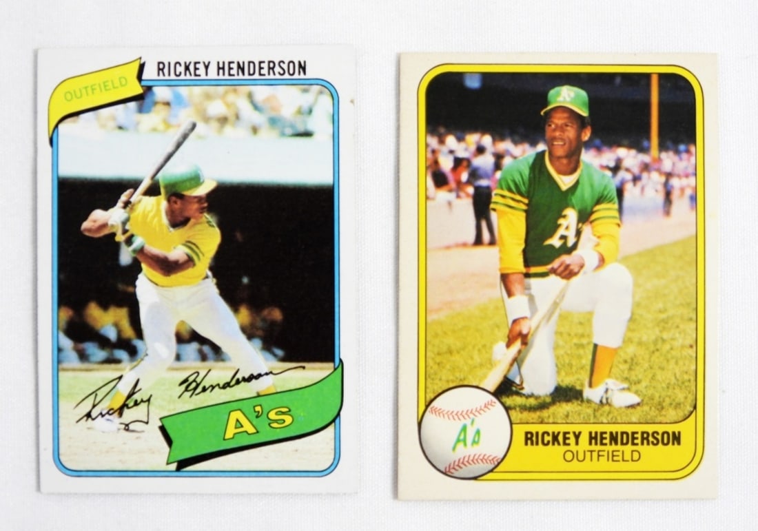 1980 TOPPS RICKEY HENDERSON ROOKIE (1 of 2)