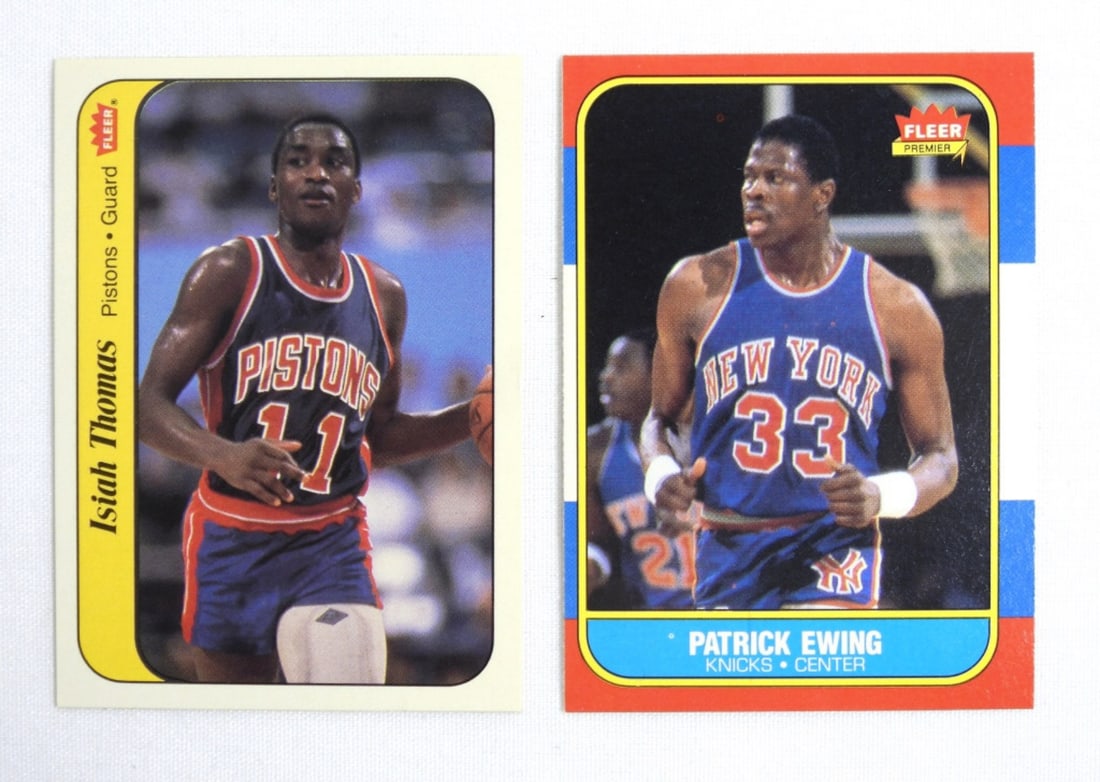 1986/87 FLEER #32 PATRICK EWING ROOKIE (1 of 2)