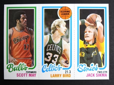 1980/81 TOPPS MAY/BIRD/SIKMA