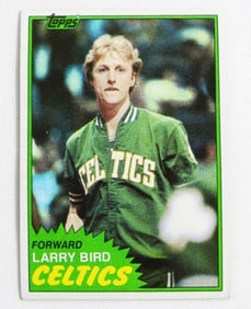 1981/82 TOPPS #4 LARRY BIRD HOFer