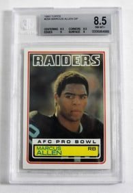 1983 TOPPS MARCUS ALLEN ROOKIE BECKETT