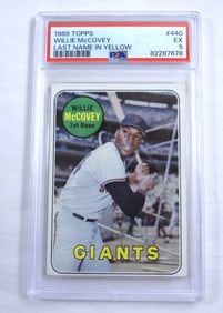 WILLIE MCCOVEY 1969 TOPPS PSA  EX 5