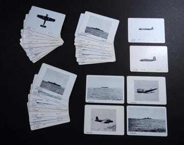 (33) 1944 U.S. JAPANESE PLANE/SHIP CARDS