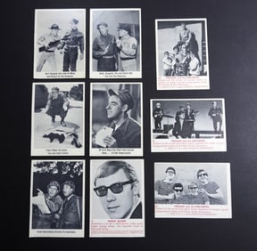 (5) 1965 FLEER GOMER PYLE CARDS & (4)