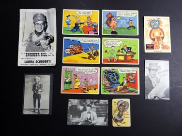 (12) VINTAGE NON-SPORT - 1959 CBS INC,
