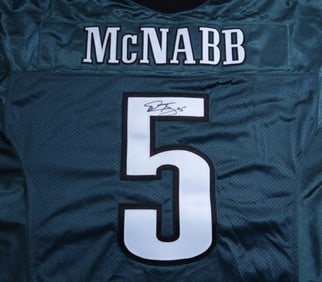 DONOVAN McNABB SIGNED EAGLES JERSEY