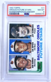 1982 ORIOLES FUTURE STARS PSA NM-MT 8