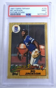 1987 BO JACKSON FUTURE STARS PSA MINT 9