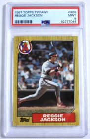 1987 REGGIE JACKSON #300 PSA MINT 9