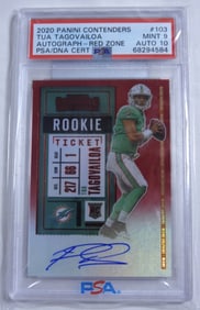 2020 PANINI TUA TAGOVAILOA  PSA  MINT 9