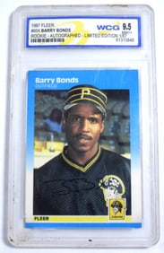 1987 FLEER #604 BARRY BONDS ROOKIE