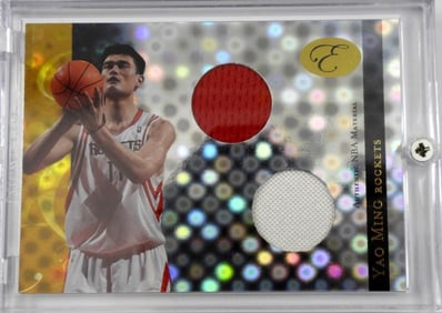 YAO MING TOPPS PATCH CARD 10/25