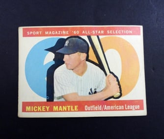 1960 TOPPS #563 MANTLE ALL-STAR