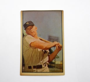 1953 BOWMAN COLOR #59 MICKEY MANTLE