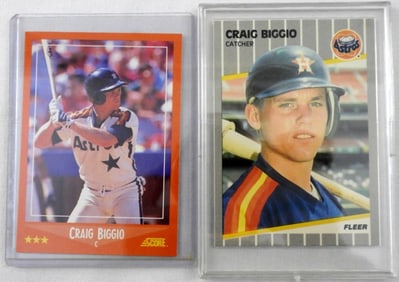 1988-89 CRAIG BIGGIO BASEBALL CARDS