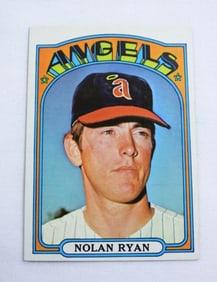 1972 TOPPS #595 NOLAN RYAN ANGELS