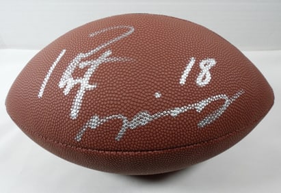 PEYTON MANNING AUTO NFL FOOTBALL