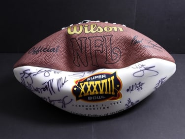 2004 SUPER BOWL XXXVIII NFL AUTO BALL