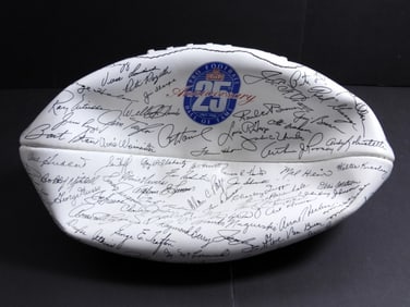 1963-1988 25TH ANNIVERSARY HOF facsimile