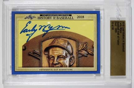 2018 LEAF EARLY WYNN AUTO CARD