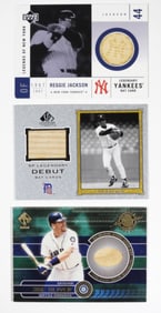 (3) BAT INSERT CARDS - REGGIE JACKSON,
