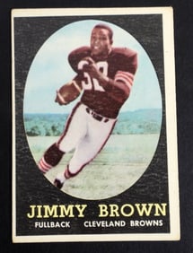 1958 TOPPS #62 JIM BROWN ROOKIE