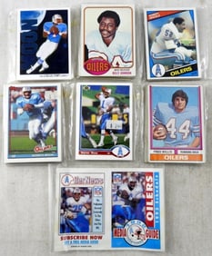 OILERS FOOTBALL CARD LOT -  GREAT MIX