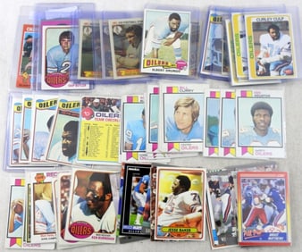 (80) HOUSTON OILERS FOOTBALL CARDS