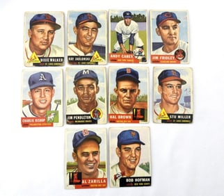 1953 TOPPS #181-190