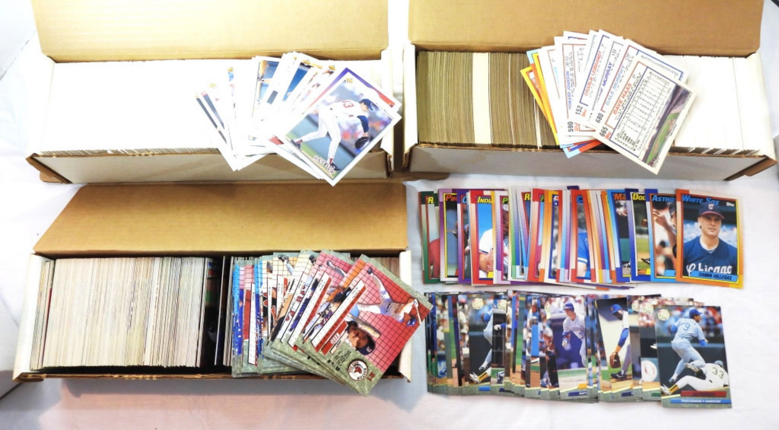 1000+ LARGE BASEBALL CARD LOT (1 of 2)
