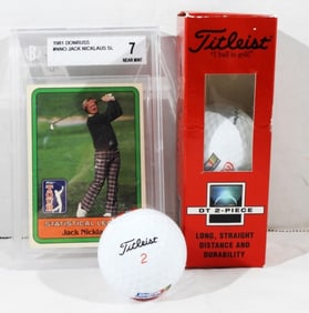 1981 DONRUSS JACK NICKLAUS & TITLEIST