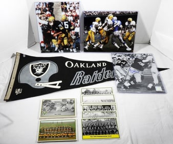 (3) AUTOGRAPH NFL 8x10 PACKERS (1) JSA &