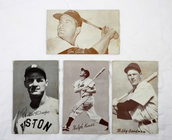 (4) 1947-1966 EXHIBIT CARDS - KINER,
