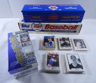 (3) MLB SETS (5) MINOR LEAGUE SETS