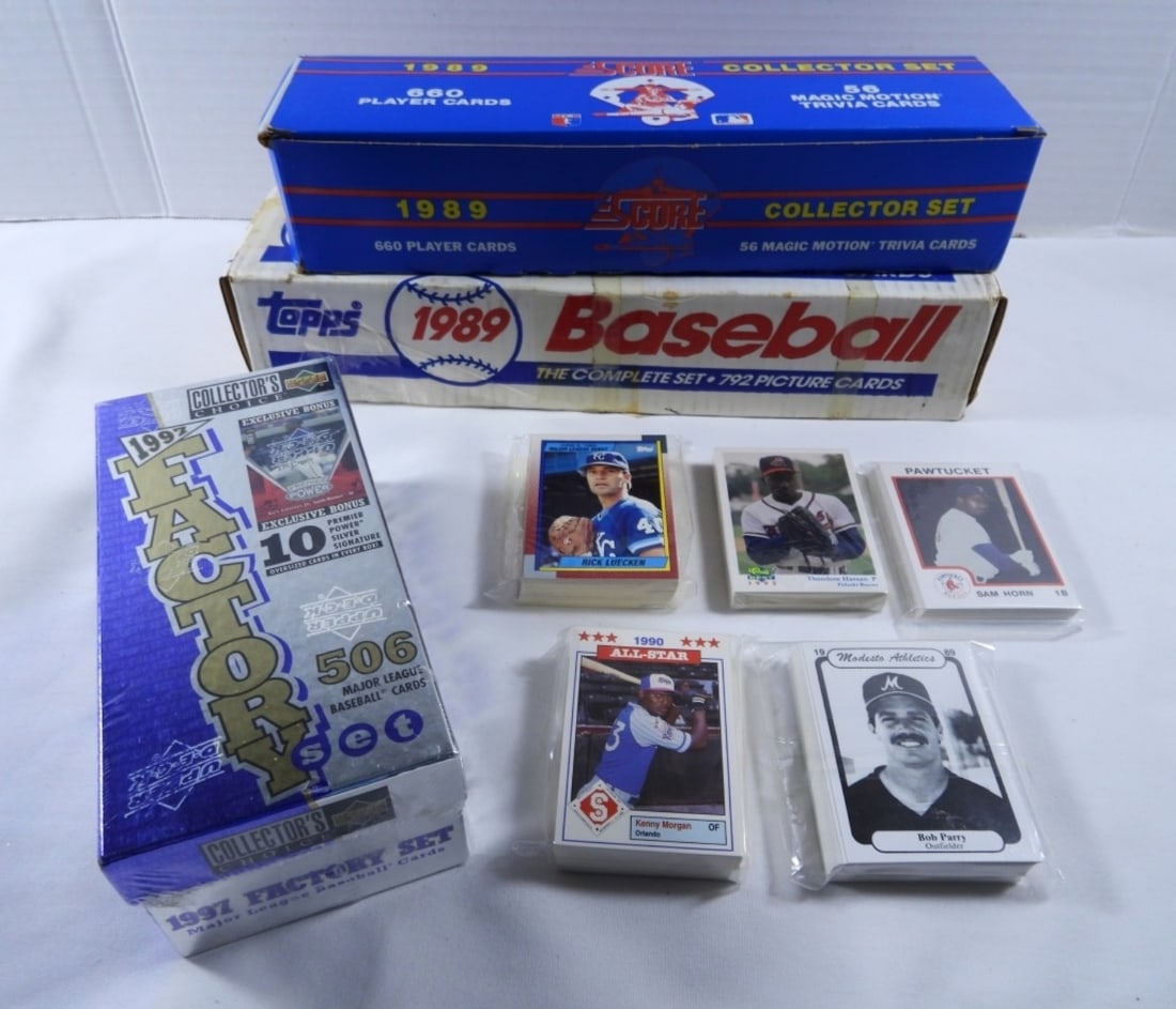 (3) MLB SETS (5) MINOR LEAGUE SETS (1 of 3)