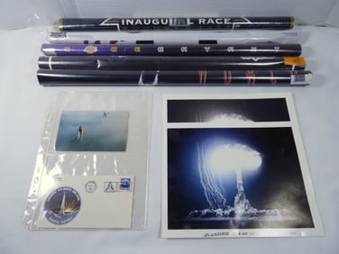 (5) SPORTS SEALED POSTERS & AIRFORCE