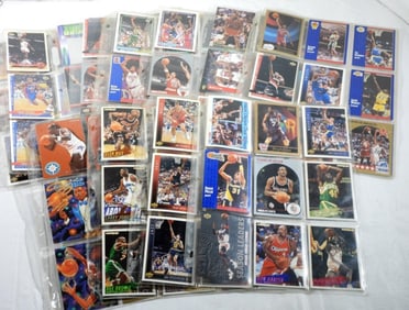 (2) FOOTBALL (1) BASKETBALL CARD ALBUMS