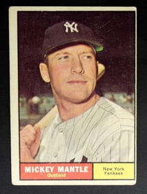 1961 TOPPS #300 MICKEY MANTLE